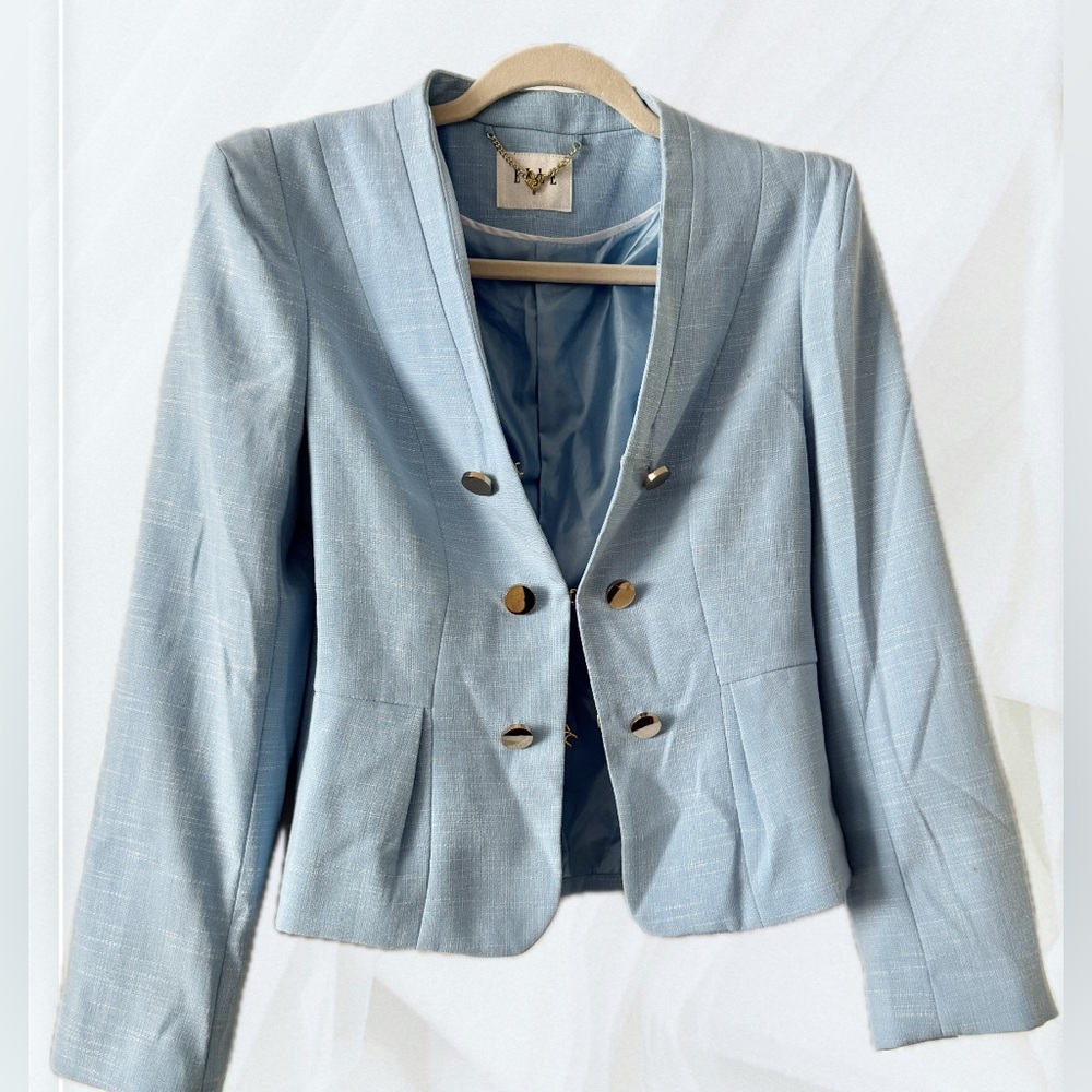 Elle Light Blue Women's Blazer